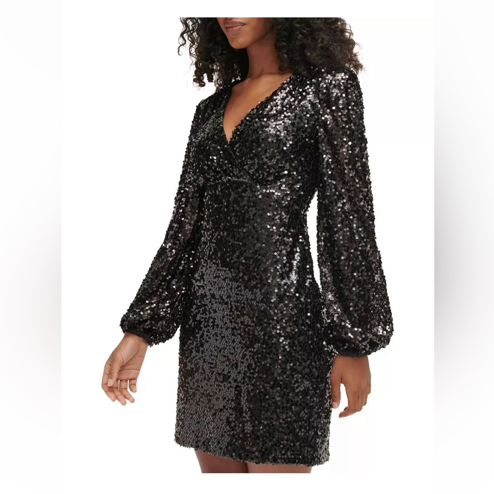 KARL LAGERFELD Black Sequin Dress. Never worn!